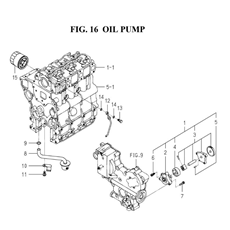 OIL PUMP (6004-401C-0100) spare parts