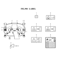 LABEL (8670-901-0100) spare parts