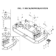 DECK (MOWER)SYSTEM spare parts