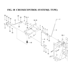 CRUISE CONTROL SYSTEM(L TYPE)(1845-274-0100) spare parts