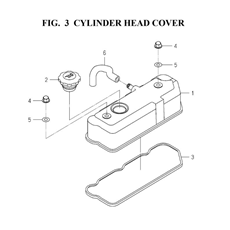 CYLINDER HEAD COVER (6003-110-0100) spare parts