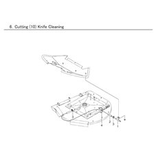 CUTTING (10) KNIFE CLEANING spare parts