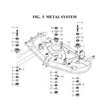 METAL SYSTEM(8654-301D-0100) spare parts