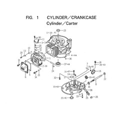 CYLINDER/CRANKCASE spare parts