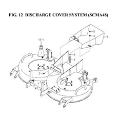 DISCHARGE COVER SYSTEM (SCMA48)(8663-406A-0100) spare parts