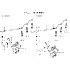 FUEL PIPE (6004-550H-0100) spare parts