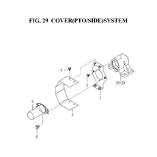 COVER(PTO/SIDE)SYSTEM spare parts
