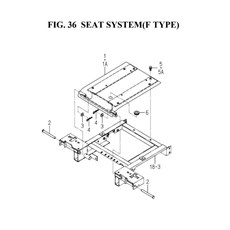 SEAT SYSTEM(F TYPE)(1752-611A-0100) spare parts