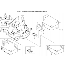 COVER(BELT)SYSTEM(SCMA54)(NO.1-400725)) spare parts