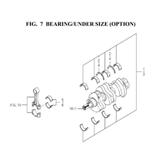 BEARING/UNDER SIZE (OPTION) spare parts