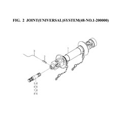JOINT(UNIVERSAL)SYSTEM(48-NO.1-200000)(8595-101K-0100) spare parts
