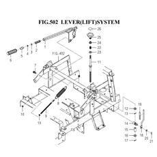 LEVER(LIFT)SYSTEM(1782-554-0100) spare parts