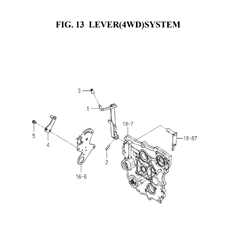 LEVER(4WD)SYSTEM(1845-268-0100) spare parts