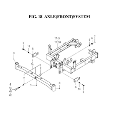 AXLE(FRONT)SYSTEM(1752-433-0100) spare parts