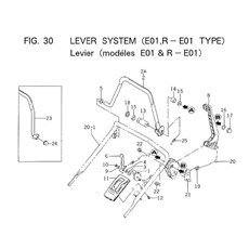 LEVER SYSTEM (E01,R-E01 TYPE) spare parts