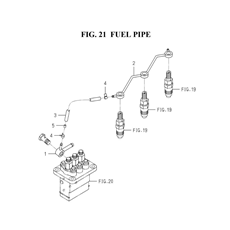 FUEL PIPE spare parts