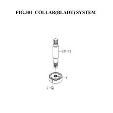 COLLAR(BLADE)SYSTEM(8670-301-0100) spare parts