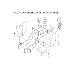 COVER(BELT)SYSTEM(438 TYPE) spare parts