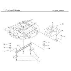 CUTTING (3) BRAKE spare parts
