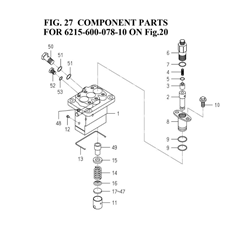 COMPONENT PARTS FOR 6215-600-078-10 ON Fig.20 spare parts