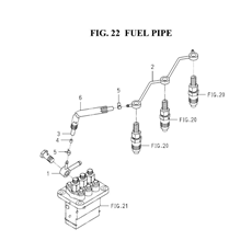 FUEL PIPE spare parts