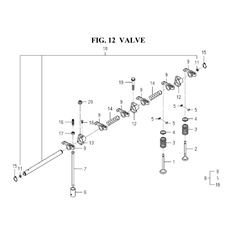 VALVE (6004-301-0100) spare parts