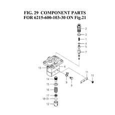COMPONENT PARTS FOR 6215-600-103-30 ON Fig.21 spare parts