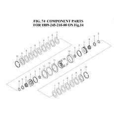 COMPONENT PARTS FOR 1809-245-210-00 spare parts