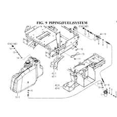 PIPING(FUEL)SYSTEM spare parts