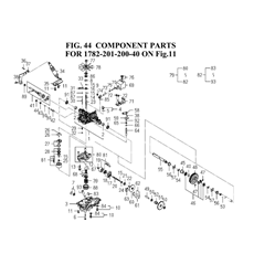 COMPONENT PARTS FOR 1782-201-200-40 ON Fig.11 spare parts