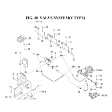 VALVE SYSTEM(V TYPE)(1845-512A-0100) spare parts