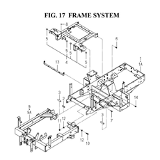 FRAME SYSTEM(1752-410-0100) spare parts