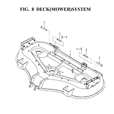 DECK(MOWER)SYSTEM(8658-402J-0100) spare parts