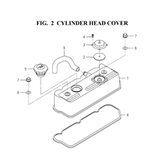 CYLINDER HEAD COVER spare parts