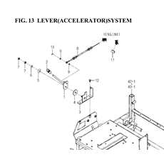 LEVER(ACCELERATOR)SYSTEM spare parts
