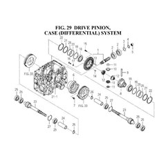 DRIVE PINION, CASE (DIFFERENTIAL) SYSTEM spare parts