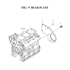 REAR PLATE spare parts