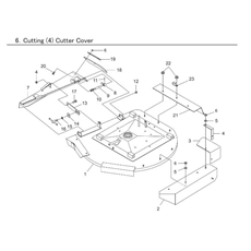 CUTTING (4) CUTTER COVER spare parts