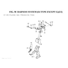 HARNESS SYSTEM (E4 TYPE EXCEPT G) (2/2) spare parts