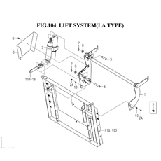 LIFT SYSTEM(LA TYPE)(8671-157-0100) spare parts