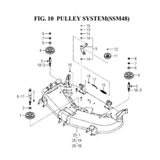 PULLEY SYSTEM(SSM48)(8595-202A-0100) spare parts