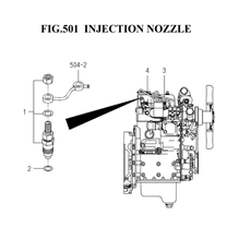 INJECTION NOZZLE (6003-501G-0100) spare parts