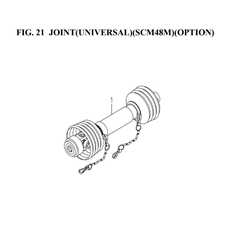 JOINT(UNIVERSAL)SYSTEM(SCMA48M)(OPTION)(8663-101Z-0100) spare parts