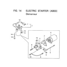 ELECTRIC STARTER (AB03) spare parts
