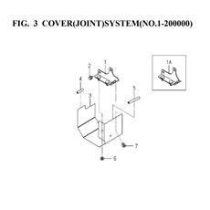 COVER(JOINT)SYSTEM(NO.1-200000)(8595-150-0100) spare parts
