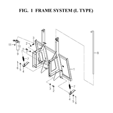 FRAME SYSTEM(L-TYPE)(8664-105A-0100) spare parts