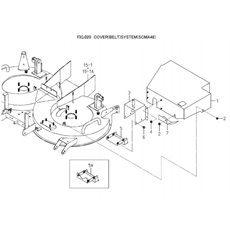 COVER(BELT)SYSTEM(SCMA48) spare parts