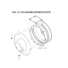INTAKE(BLOWER)SYSTEM spare parts