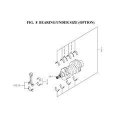 BEARING/UNDER SIZE (OPTION) spare parts