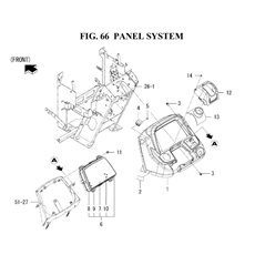 PANEL SYSTEM(1845-670-0100) spare parts